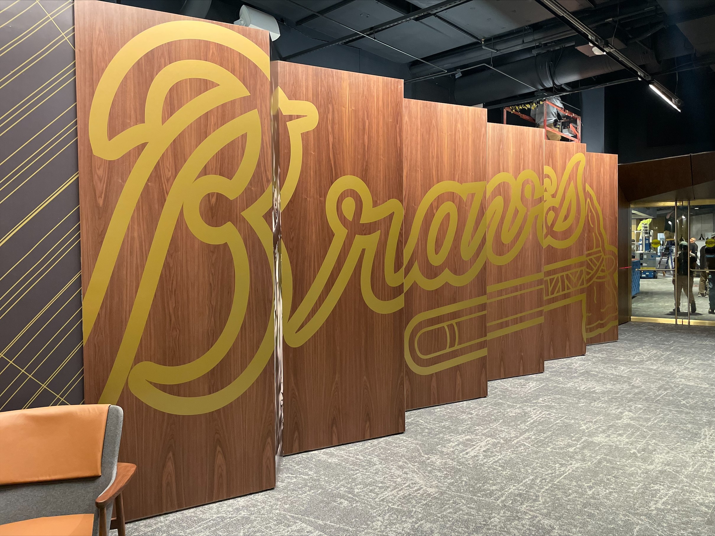 Braves Wood wall